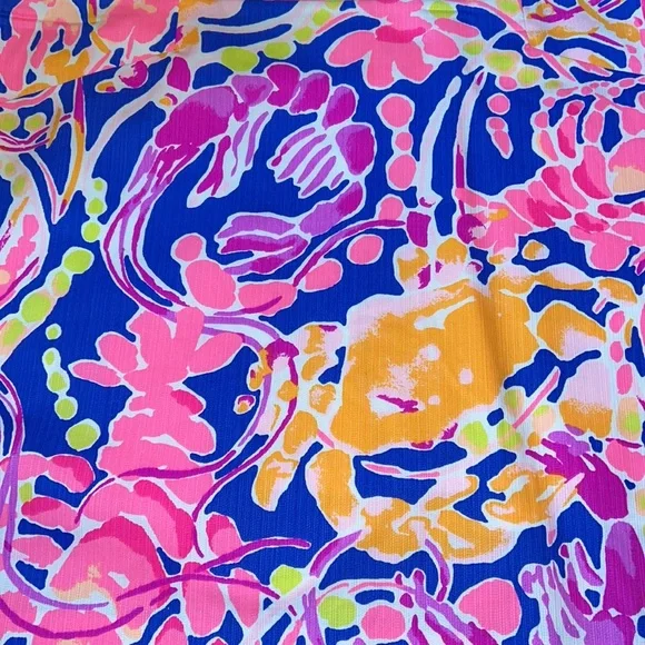 Lilly Pulitzer Marigold Skort Brilliant Blue Catch and Release size 12 NWT